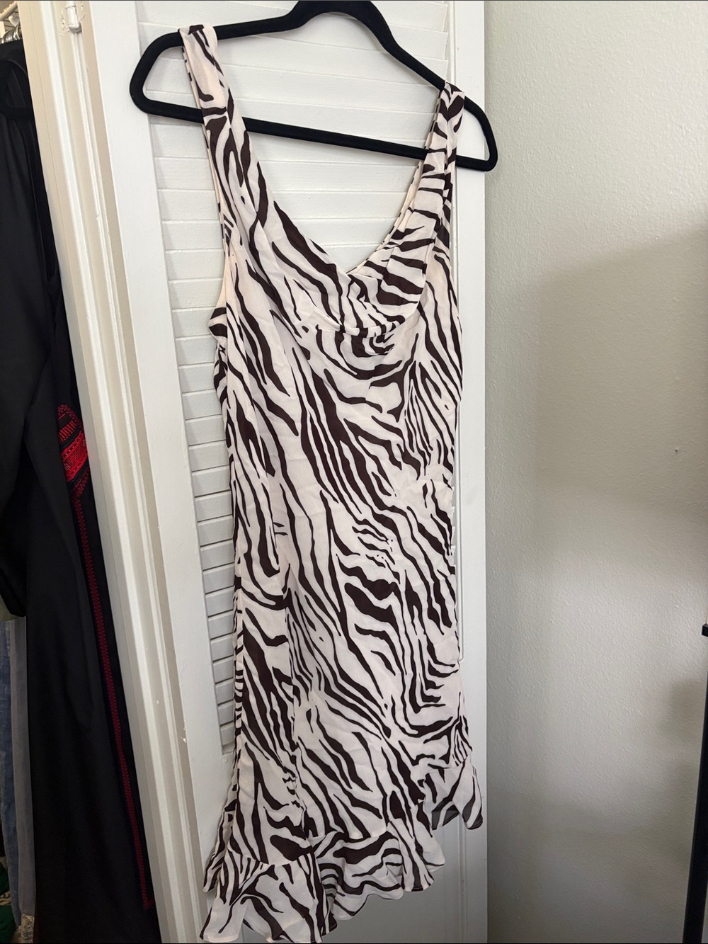 Reformation Zebra print dress